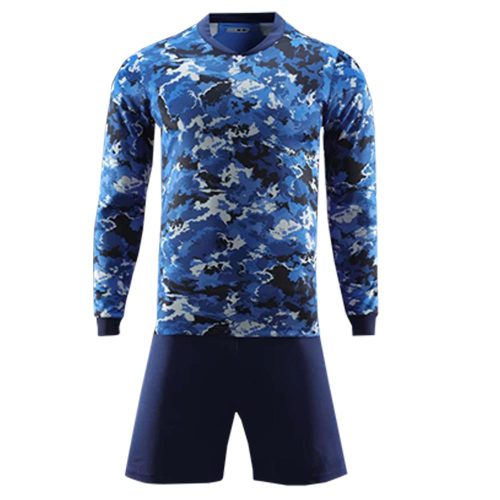 Camo Blue LSB Youth Soccer Uniform Kit